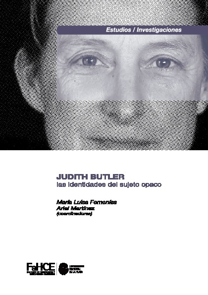 Judith Butler: Las identidades del sujeto opaco